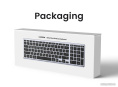 Клавиатура беспроводная UGREEN KU005 15956 2.4GHz Bluetooth5.0 Ultra Slim Wireless Keyboard. Цвет: серебристый
