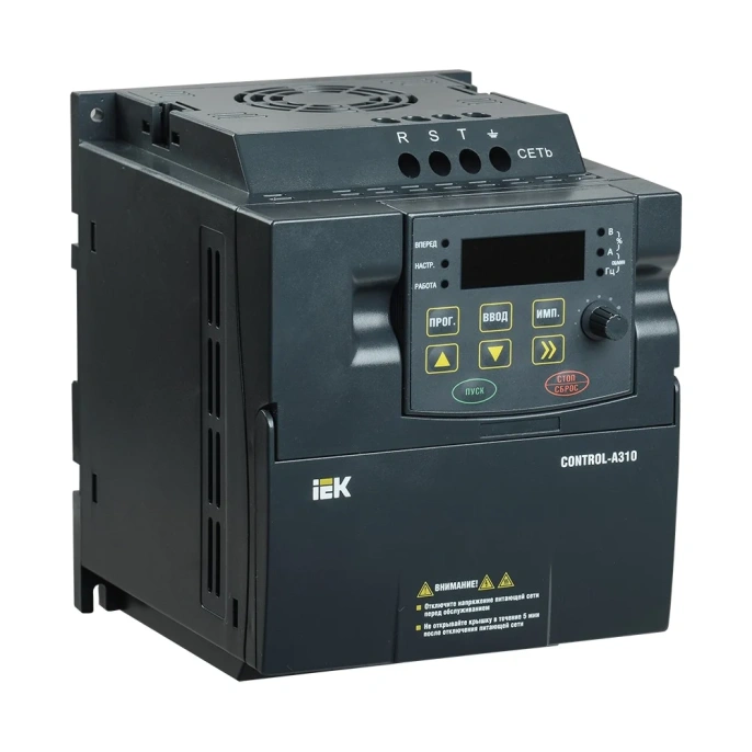 Преобразователь частоты IEK CONTROL-A310 380В, 3Ф 1,5kW 3,7A CNT-A310D33V015TEZ