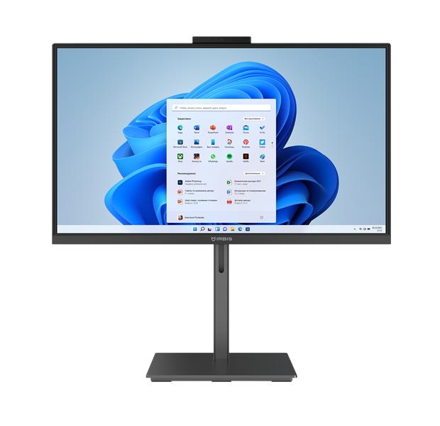 Моноблок IRBIS GroovyAIO 27; 27" I5-1250P, 1920x1080; IPS, 16GB DDR4/512GB NVME SSD, wifi6 AX101, microSD, type C full function, RJ45, WebCam 5MP magnetic , HAS, EU 19V 3.42A,wired k+m,Win11Pro, Китай (G.27i5M2165WHC.100)