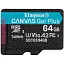 Флеш карта microSDXC 64GB Kingston SDCG3/64GBSP Canvas Go! Plus w/o adapter