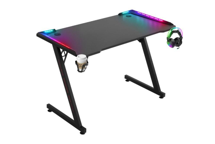 Стол GAMING IDOL RGB BLACK 64333 DEFENDER