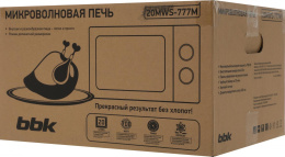 Микроволновая Печь BBK 20MWS-777M/W W 20л. 700Вт белый