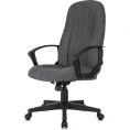 Кресло руководителя Gigant серое, сетка, ткань, крестовина пластик, 120 кг GCH-13