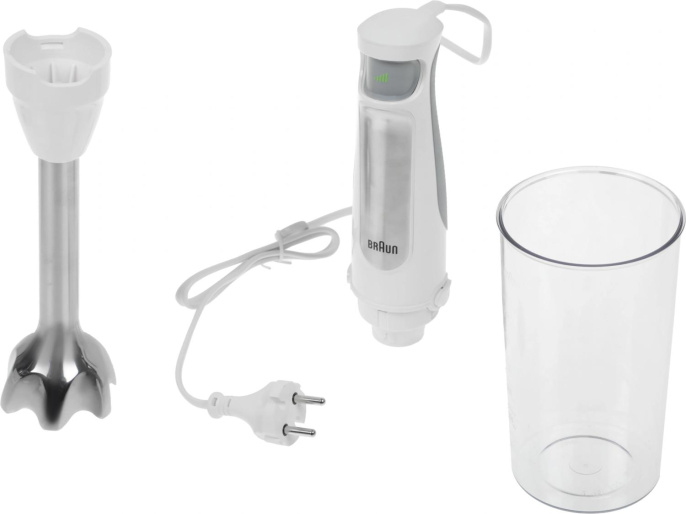 Блендер погружной Braun MultiQuick 7 MQ7000 WH 1000Вт белый/серебристый