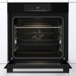 Духовой шкаф электрический Gorenje BPS6737E14BG,  77л,  дверца с 4 стеклами,  черный