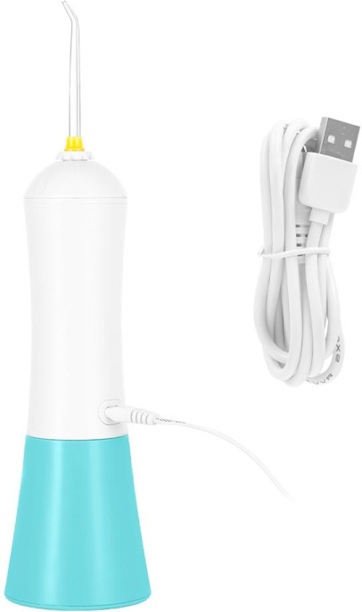 Ирригатор KitFort КТ-2958-3 цвет:бирюзовый и белый