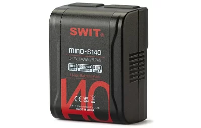 SWIT MINO-S140 Компактный Li-ion аккумулятор Тип: V-lock Ёмкость: 140 Вт.ч