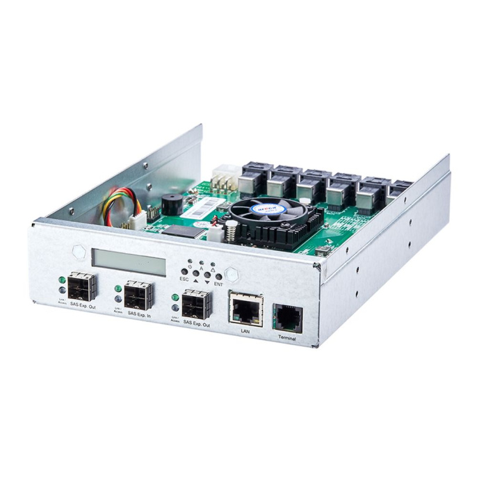 Контроллер Areca ARC-8028-24 Expander SAS/SATA 12G, 12 external port 3x SFF8644 , 24 internal ports 6x SFF8643 , в комплекте кабели SFF8643-SFF8087 * 6 штук, RTL