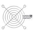 Решетка для вентилятора 80x80 ExeGate EG-080MR (80x80 мм, металлическая, круглая, никель) EX295261RUS