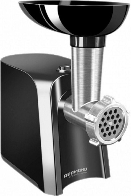 Мясорубка REDMOND RMG-1223-6, черный / серебристый