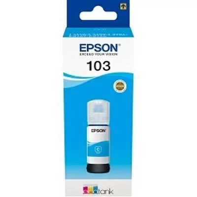 EPSON C13T00S24A Контейнер с голубыми чернилами для L3100/3101/3110/3150/3151, 65 мл.(cons ink)