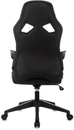 Кресло игровое Zombie 300 черный экокожа крестов. пластик пластик черный