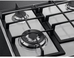 Газовая варочная поверхность AEG HGB64420SM нержавеющая сталь