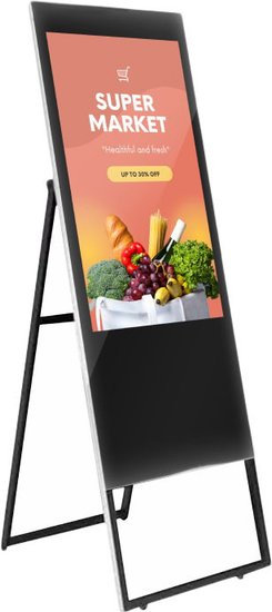 Информационная панель ZKDigimax DG03-A2F43 (43", 1920×1080, 350nits, Android 11.0, 2+16G, 4 ядра, динамики: 16 Вт, Micro SD, USB, HDMI)