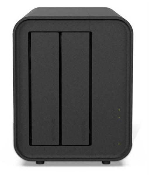 Внешний корпус для жёстких дисков TerraMaster D2-320 DAS tower/JBOD,RAID0,1/up to 2 SATA 3,5' or 2,5' /1xUSB3.1 Type-C gen2/1xPS/1YW