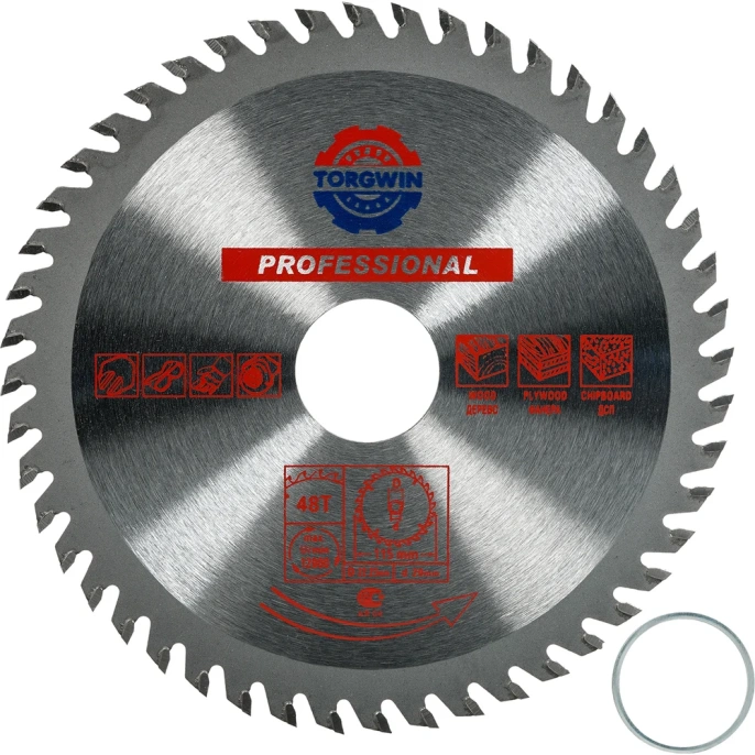 Диск пильный по дереву 115x22.2/20 мм, 48Z TGS TORGWIN S63055
