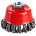 Щетка-крацовка чашечная для УШМ 80 мм, М14 MIRAX 35104-080