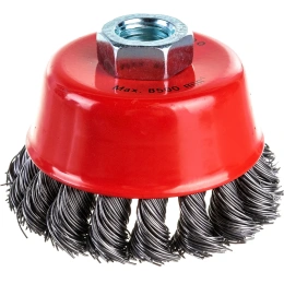Щетка-крацовка чашечная для УШМ 80 мм, М14 MIRAX 35104-080