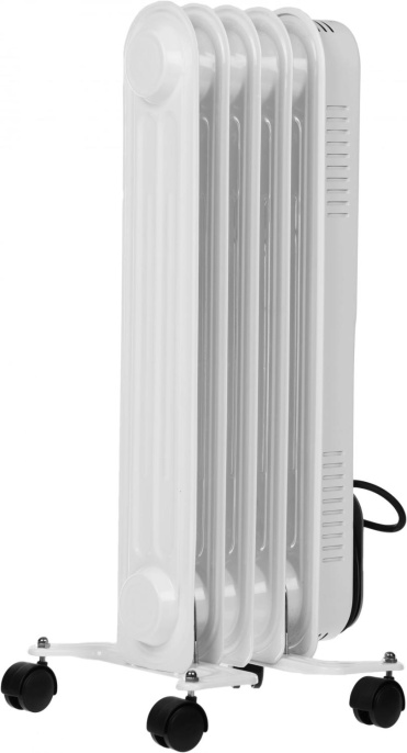 Радиатор масляный Royal Clima PIEMONTE ROR-P5-1000M 1000Вт белый/серый