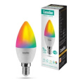 Camelion Умная светодиодная лампа LSH7/С35/RGBCW/Е14/WIFI Эл.лампа светодиодная 7Вт Е14 RGB+DIM+CW 220В WiFi (14500)
