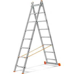 Двухсекционная лестница Эйфель Гранит 2х8