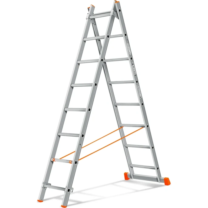 Двухсекционная лестница Эйфель Гранит 2х8