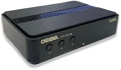 Ресивер DVB-T2 Cadena CDT-2291SB черный