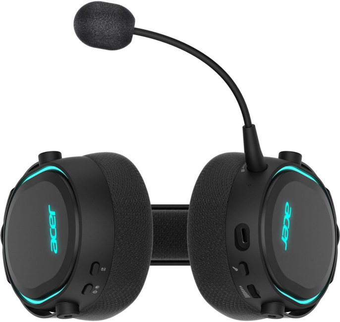 Гарнитура Acer OHR303,  для компьютера/мобильных устройств, мониторные,  Bluetooth/радио/3,5 мм, черный [zl.hdsee.009]