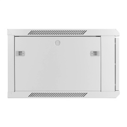 Шкаф телекоммуникационный 19" настенный 6U ExeGate EC-WM-6U.600.M.GREY (19”, 6U, 600x600x370mm (ШхГхВ), передняя дверь металл, съемные боковые панели, пыле- и влагозащита IP23, светло-серый RAL 7035) EX298612RUS