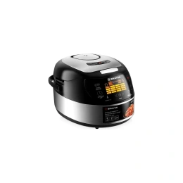 Мультиварка BRAYER 2404BR 860 Вт, 5 л, 17 программ, таймер 24 ч, управление на крышке, съемная крышка BR2404