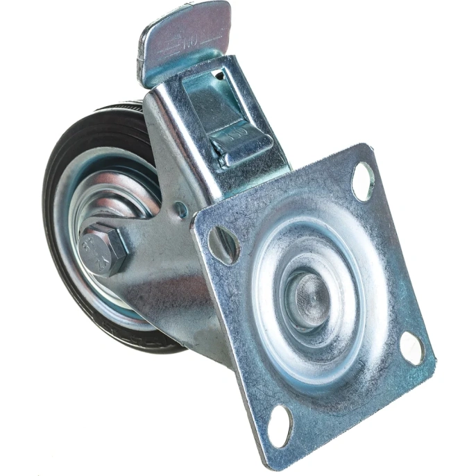 Колесо промышленное поворотное с тормозом SCB93 75 мм MFK-TORG 4003075