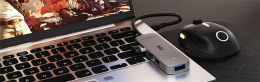 NETAC USB-концентратор Netac USB Hub WF11, USB-A to USB3.0*4 repl. NT08WF11-30GR WF11GYCN