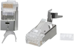 Коннектор Cabeus (8P8C-SH-C7(1.5)-TWP) кат.6A RJ45 серебристый