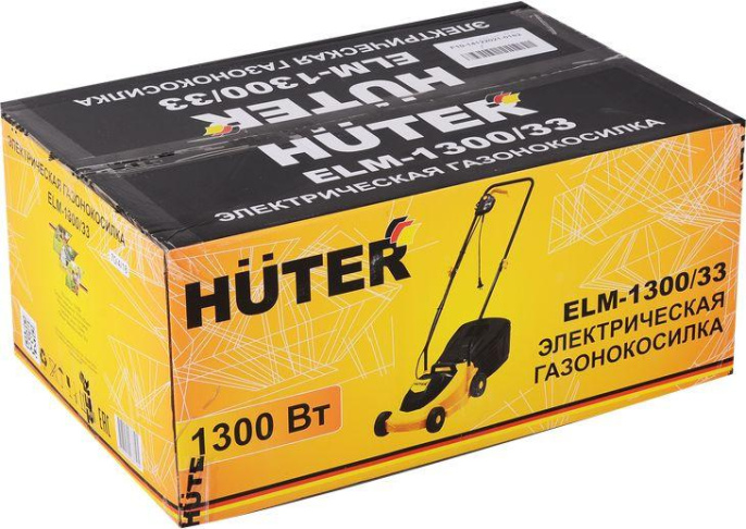 Газонокосилка роторная Huter ELM-1300/33 70/4/18 1300Вт