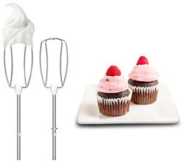 Миксер MOULINEX HM460110, ручной,  белый и черный [7211004400]