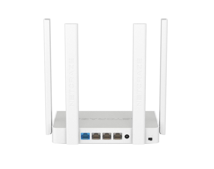 Маршрутизатор/ Netcraze Speedster Гигабитный интернет-центр с Mesh Wi-Fi 5 AC1200, 4-портовым Smart-коммутатором и переключателем режима роутер/ретранслятор