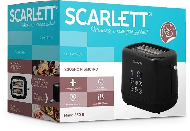 Тостер Scarlett SC-TM11069 850Вт черный
