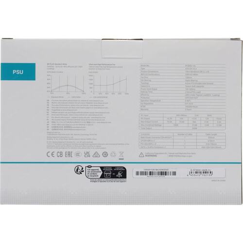 Блок питания Deepcool 350W PF350 R-PF350D-HA0B-EU ATX 2.4 350W, PWM 120mm fan, 80 PLUS, Active PFC RET