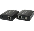 Удлинитель интерфейса USB 2.0 OSNOVO TA-U15+RA-U45 по кабелю витой пары CAT5e/6 до 50м. sct1410