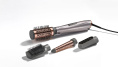 Фен-щетка BaByliss AS136E 1000 Вт, питание: сеть, ионизация, 2 температурных режима, подача холодного воздуха, насадки: концентратор, плойка, круглая насадка с мягкой щетиной, насадка для придания