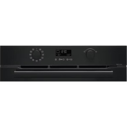 Встраиваемый духовой шкаф BRANDT 592x592x608 мм, 73 л, 10 функций приготовления, гидролизная очистка, приготовление на пару, цвет: черный (BOH3415A)