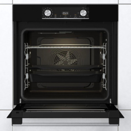 Духовой шкаф электрический Gorenje BOSX6737E09BG,  77л,  дверца с 2 стеклами,  черный