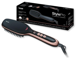 Расческа-выпрямитель Beurer HS60 45Вт черный макс.темп.:200С покрытие:керамическое 591.10