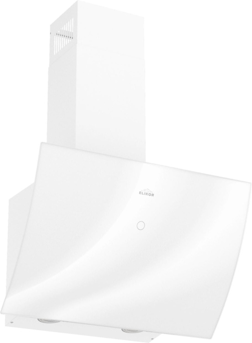 Вытяжка каминная Elikor Wave WH 60 белый управление: сенсорное 1 мотор