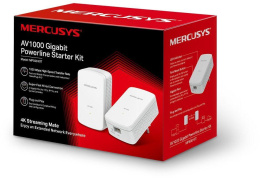 Адаптер Powerline PowerLine MERCUSYS MP500 KIT Gigabit Ethernet,  2 шт.