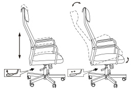 Кресло игровое ZOMBIE One, сетка/ткань, до 120кг, черный/красный