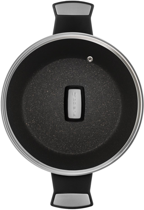 Кастрюля Polaris Monolit 24C 4л. d 24см с крышкой черный 015249