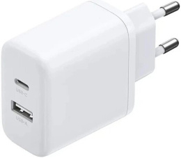 Сетевое зарядное устройство UGREEN USB-A+USB-C 20W PD Charger X227 (45310) White