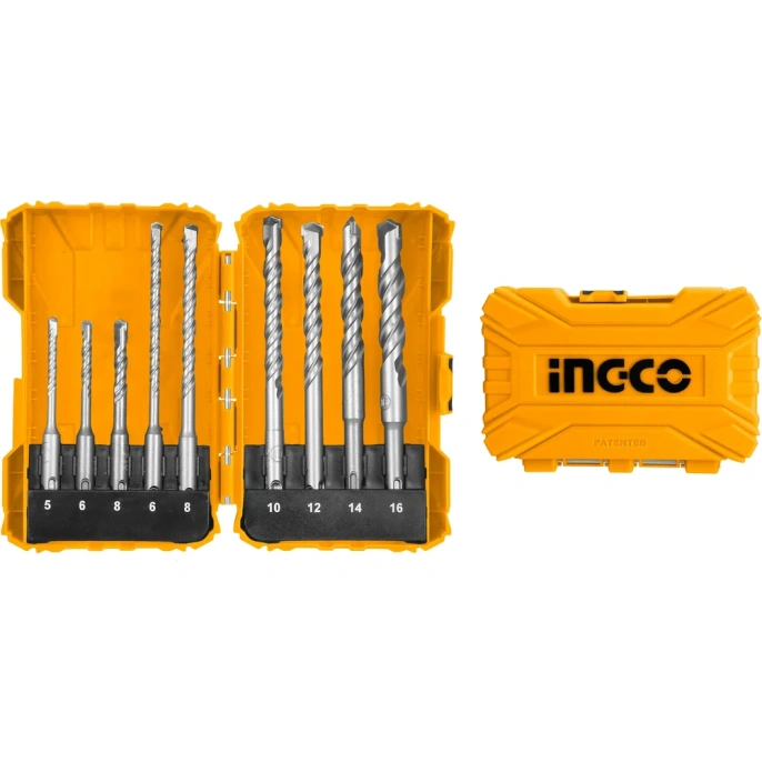 Набор буров (9 шт; SDS-plus) INGCO AKDL30901
