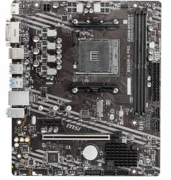 Материнская плата MSI B550M-A PRO Soc-AM4 AMD B550 2xDDR4 mATX AC`97 8ch 7.1 GbLAN RAID+DVI+HDMI